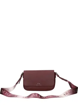 Armani Exchange textured flap shoulder bag 31349121