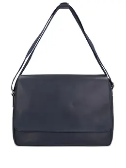 Longchamp flap-closure leather satchel bag 30037419