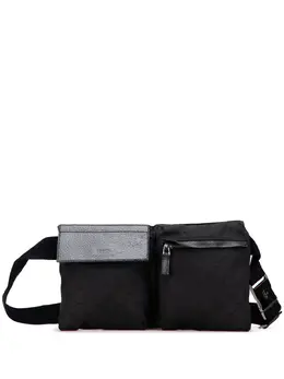 Gucci 2000-2015 GG Canvas Double Pocket belt bag 31438027