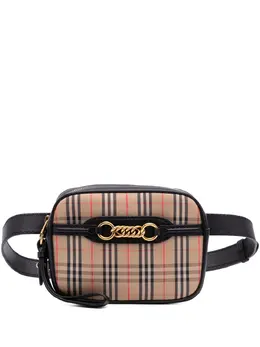 Burberry 2000-2017 Haymarket Check Canvas 1983 Link belt bag 31440022