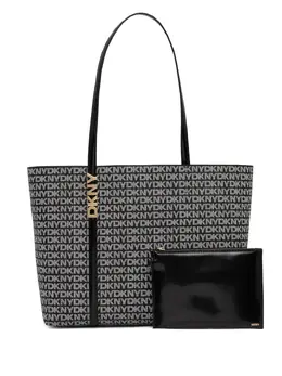 DKNY logo-plaque tote bag 31178952