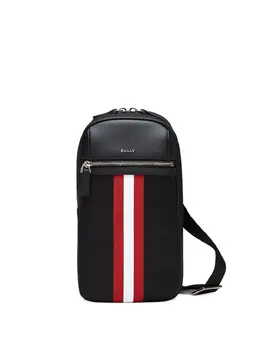 Bally ribbon-stripe messenger bag 30994366