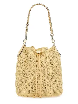 Tory Burch-Bucket Bag With Monogram T-Donna 52287786287444