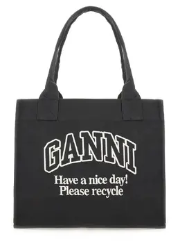 Ganni-Large Tote Bag-Donna 52287953699156
