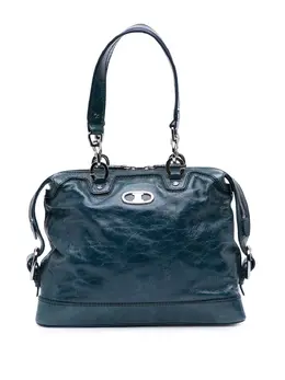 Celine 2008 Crinkled Patent Macadam shoulder bag 31440048