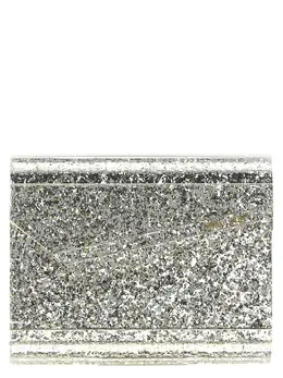 Jimmy Choo-Candy Clutch Silver-Donna 52245717778772