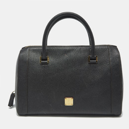 MCM Black Leather Nuovo Satchel 1190117