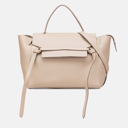 Celine Beige Mini Grained Calfskin Belt Bag 1189334