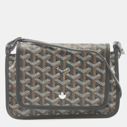 Goyard Plume Black Multicolor Coated Canvas Shoulder Bag 1188950