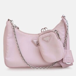Prada Pink Tessuto Re Edition 2005 Satchel 1188981