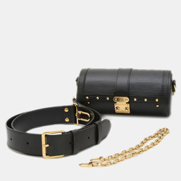 Louis Vuitton Papillon Trunk Black Epi Leather Shoulder Bag 1188896