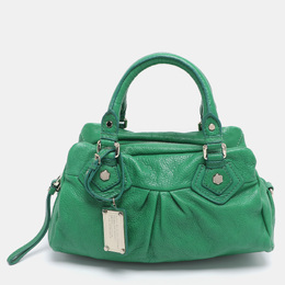 Marc Jacobs Green Leather Classic Q Groovee Satchel 1187953