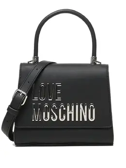 Love Moschino logo-plaque top-handle bag 30996400