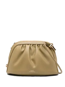 A.P.C. small Ninon pleated shoulder bag 30996644