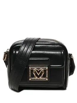 Love Moschino logo-plaque shoulder bag 31092843