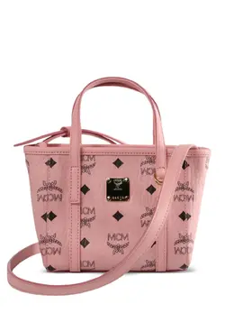MCM monogram logo-plaque tote bag 31055880