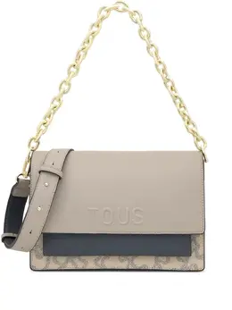 Tous chain-strap embossed-logo shoulder bag 31218389