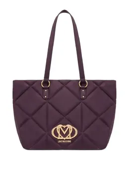 Love Moschino quilted logo tote bag 31028154
