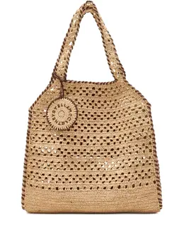 Stella McCartney crochet-detail tote bag 31092476