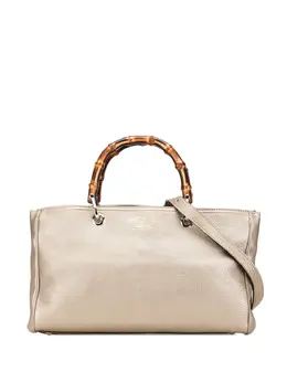 Gucci 2016-2025 Medium Calfskin Bamboo Shopper satchel 31468210