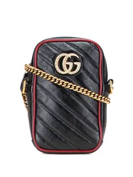 Gucci 2016-2025 GG Marmont Matelasse Leather Torchon Phone Holder crossbody bag 31472432