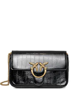 Pinko mini logo leather cross-body bag 30616870