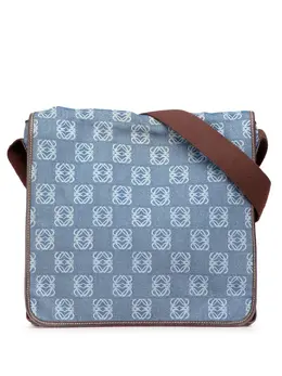 Loewe 2003 Denim Anagram Messenger Bag crossbody bag 31468149