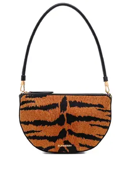 Burberry 2018-2025 Mini Canvas Tiger Print Olympia shoulder bag 31454506