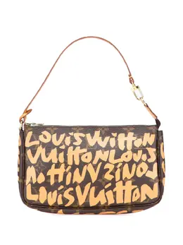 Louis Vuitton 2001 Stephen Sprouse Monogram Graffiti Pochette Accessoires shoulder bag 31453757
