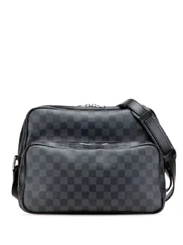 Louis Vuitton 2008 Damier Graphite Sac Leoh crossbody bag 31453858