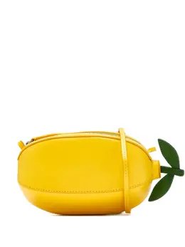 Staud Limona lemon-shaped leather crossbody bag 31034587