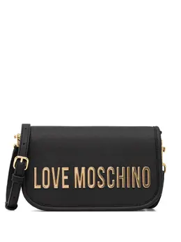 Love Moschino logo-plaque shoulder bag 31218450