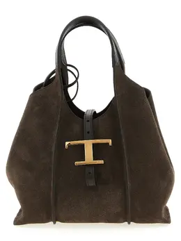 Tod's-T Timeless Tote Marrone-Donna 52299880399188
