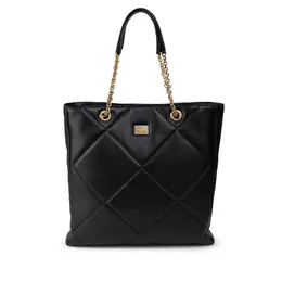 Dolce & Gabbana Black Leather Tote Bag do&-9571676