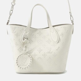 Louis Vuitton Blossom PM White Monogram Mahina Leather Shoulder Bag 1190243