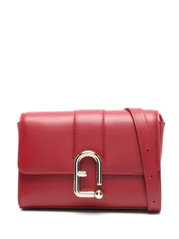 Furla samll Urban clasp-detail leather satchel 31144648
