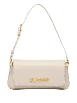 Love Moschino small logo-plaque shoulder bag 31218447