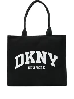 DKNY medium logo-print tote bag 31086353