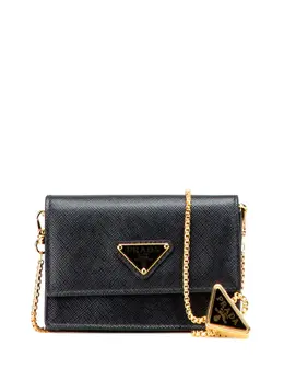 Prada 2013-2025 Saffiano Card Holder On Chain crossbody bag 31472800