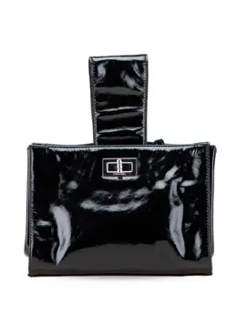 Chanel 2006-2008 Patent Mademoiselle Lock Convertible Wrist clutch bag 31492004