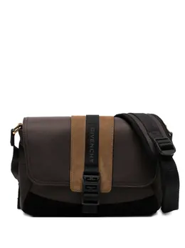 Givenchy logo-plaque buckle shoulder bag 28965488