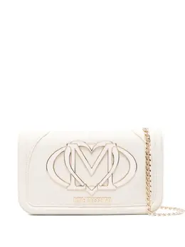 Love Moschino logo-plaque chain-strap crossbody bag 31311223