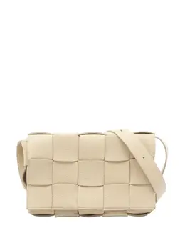 Bottega Veneta 2012-2025 Grained Calfskin Intrecciato Cassette crossbody bag 31475614