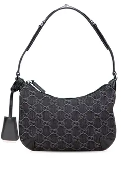 Gucci 2016-2025 Small GG Denim Horsebit Slim hobo bag 31485030