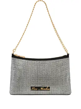 Love Moschino crystal-embellished chain shoulder bag 31028133