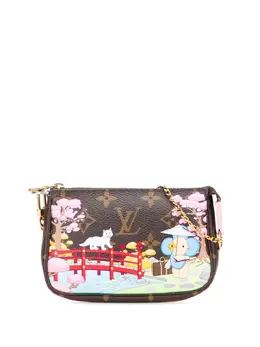 Louis Vuitton 2021 Monogram Vivienne Christmas Animation Japanese Garden Mini Pochette Accessoires handbag 31476179