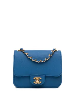 Chanel 2017-2018 Mini Classic Caviar Pure Flap shoulder bag 31487021