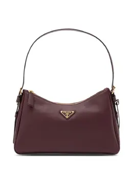 Prada enamel triangle logo tote bag 31051087