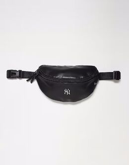 Сумка-пояс New Era NY Yankees из искусственной кожи с логотипом, черного цвета 146699895 | black