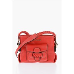 Сумка через плечо LOVE из искусственной кожи с плетеными деталями Moschino, красный 0017623548 | red